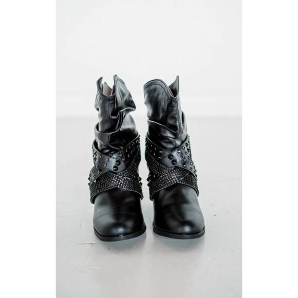 NEW NOT RATED women's short change booties in black - Picture 4 of 5